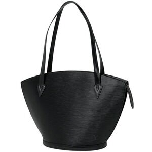 Louis Vuitton Saint Jacques Shopping Shoulder Bag Tote Epi Noir Black